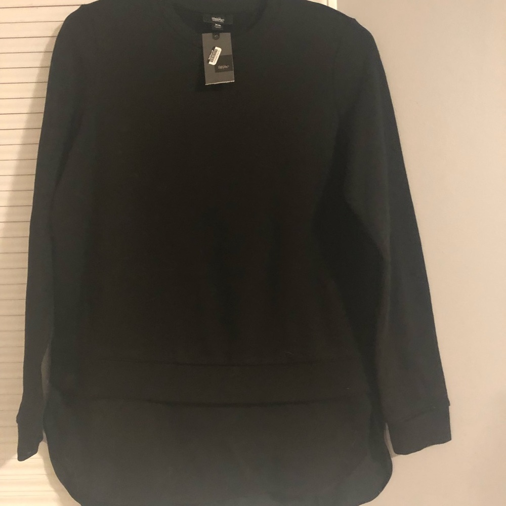 Long Sleeve Layered Sweater Shirt
